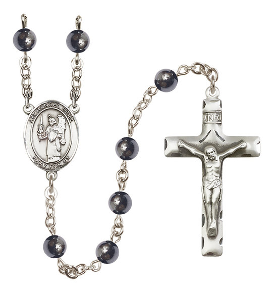 Saint Uriel the Archangel R6002-8378 6mm Rosary